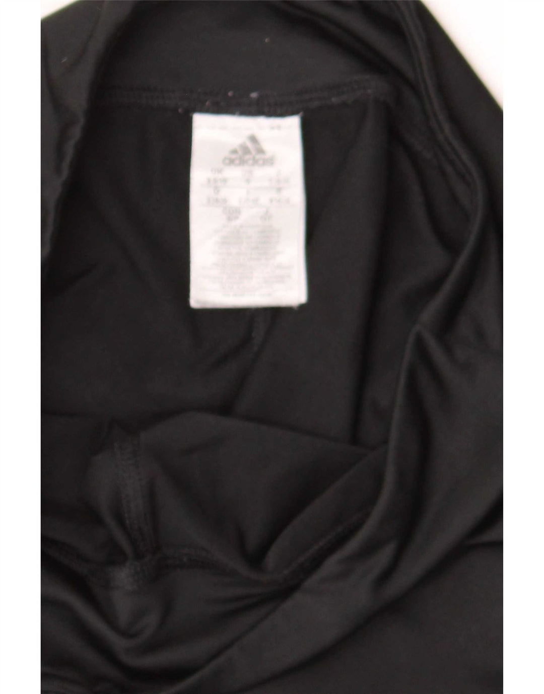 Adidas Womens Capri Leggings UK 8/10 Pequeno Poliéster Preto