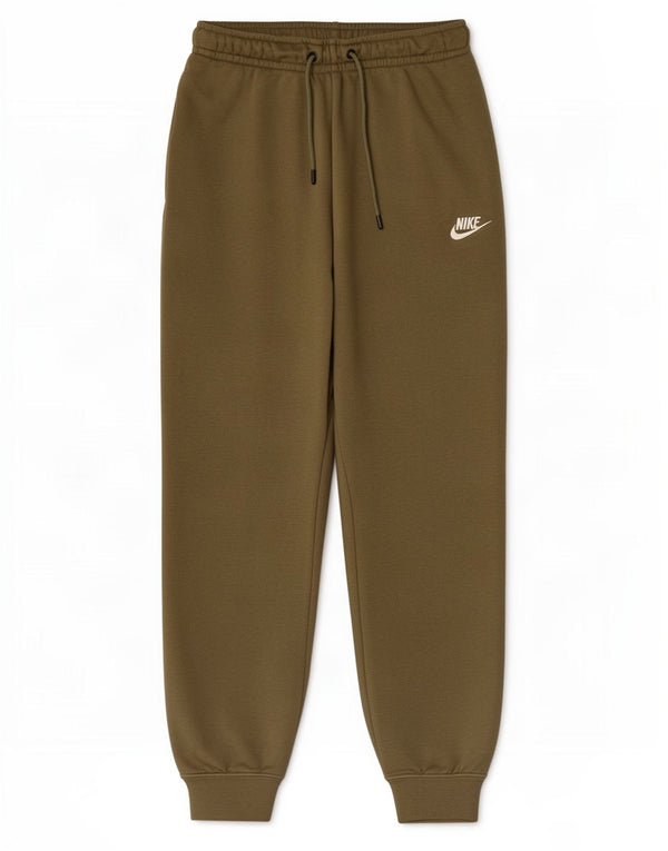 Calça de treino feminina Nike Joggers UK 6 XS cáqui algodão