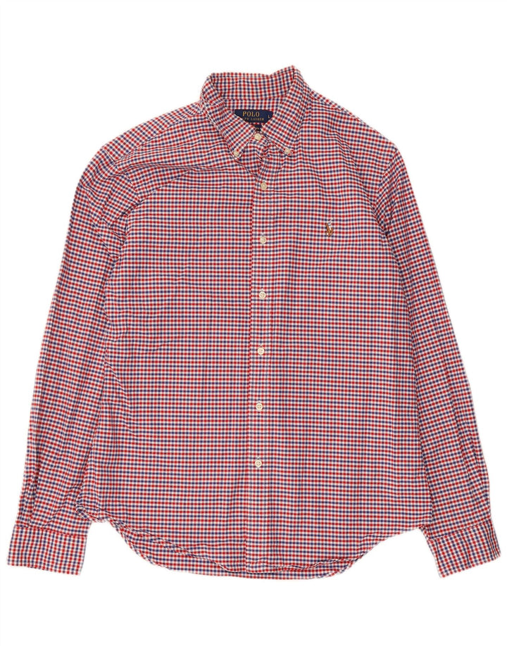 Camisa polo Ralph Lauren masculina stretch Oxford grande guingão multicolorido