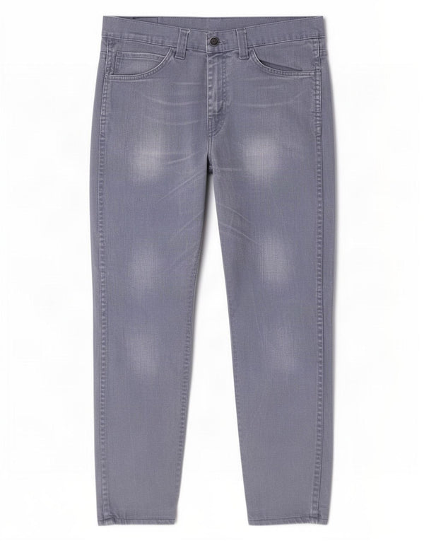 Calça jeans masculina Levi's 508 Tapered W31 L26 cinza algodão