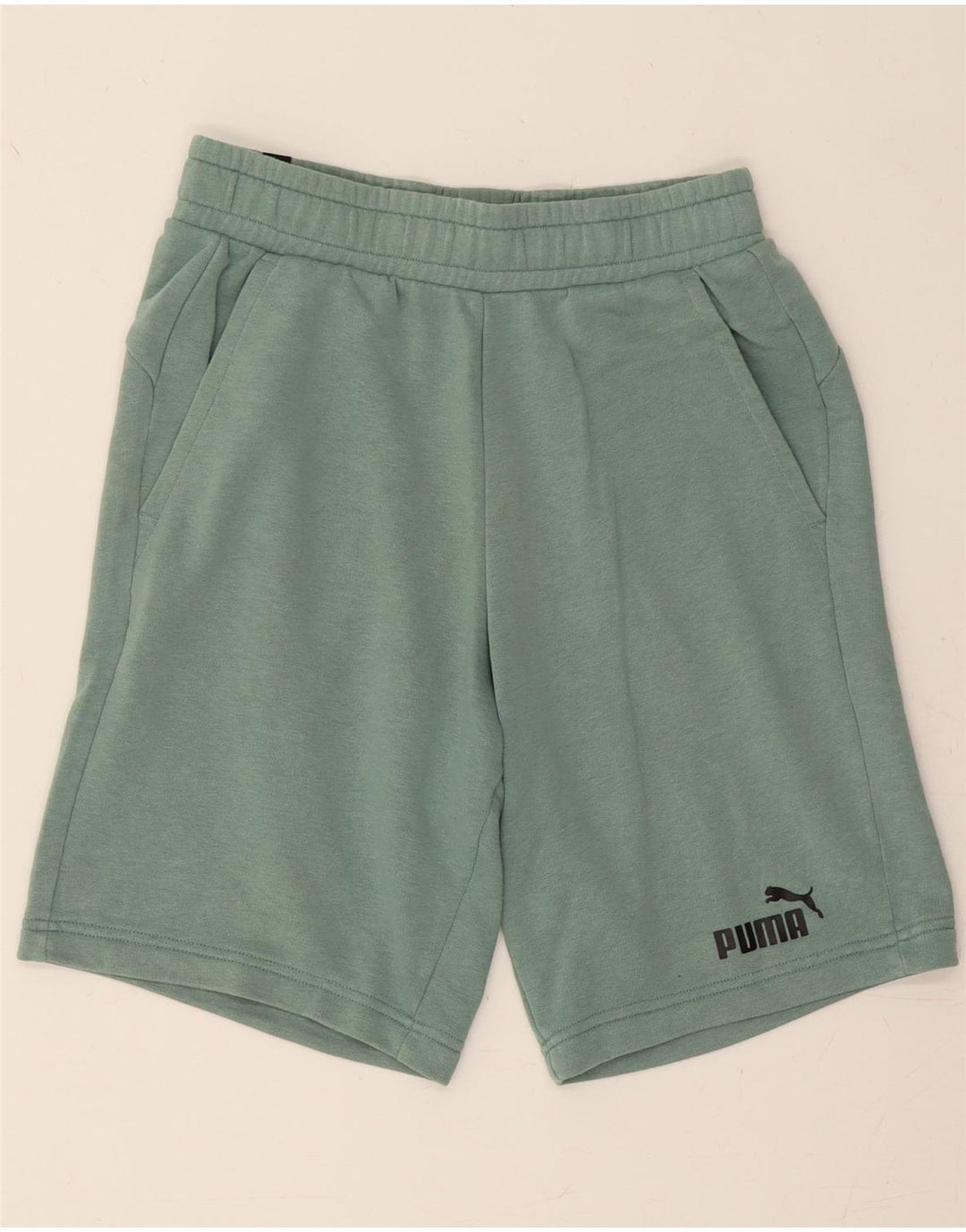 PUMA Mens Sport Shorts Small Green Cotton Vintage Puma and Second-Hand Puma from Messina Hembry 