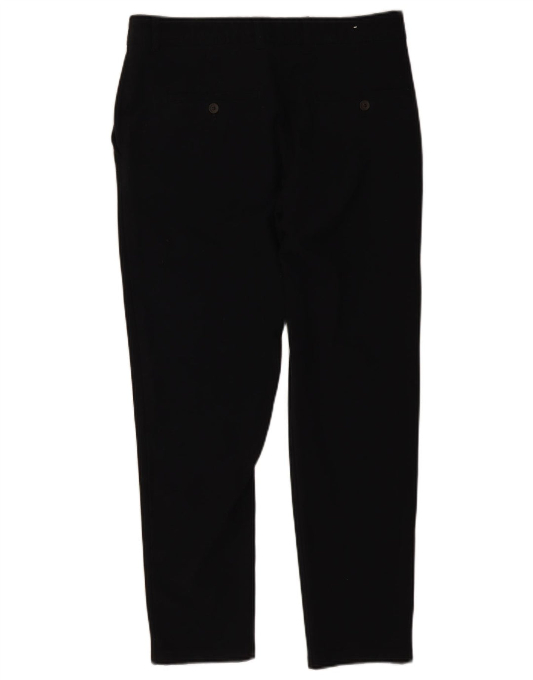 Zara Mens Slim Chino Calças EU 42 Grande W32 L27 Poliéster Preto