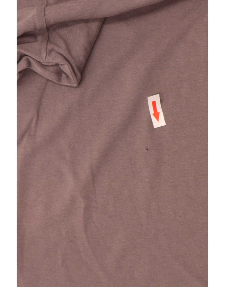 Camiseta gráfica masculina Diadora Top pequeno algodão cinza