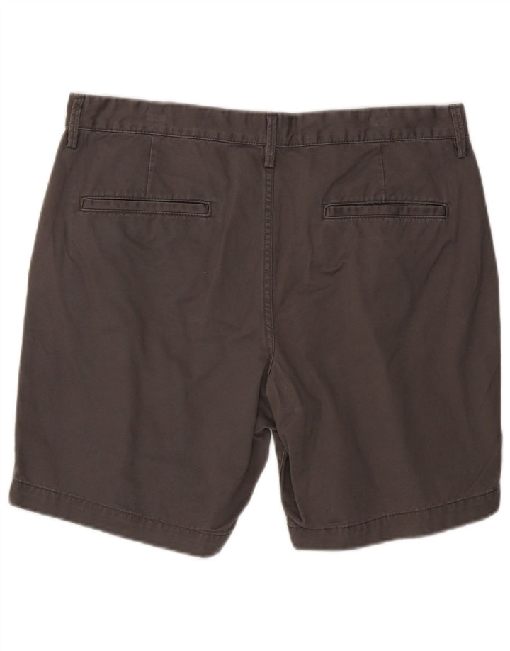 Gap Mens Khakis Chino Shorts W36 Grande Algodão Cinza