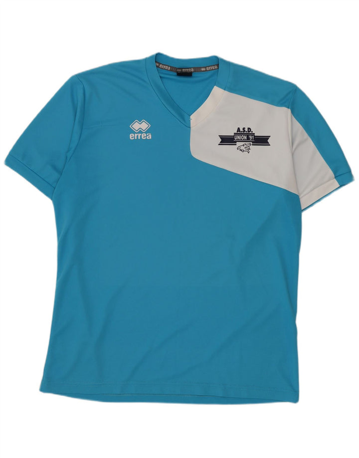 Camiseta masculina Errea Top XL azul colorblock