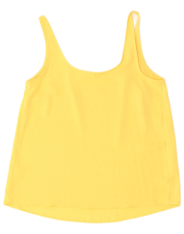 Top Cami feminino PRIMARK UK 8 pequeno poliéster amarelo