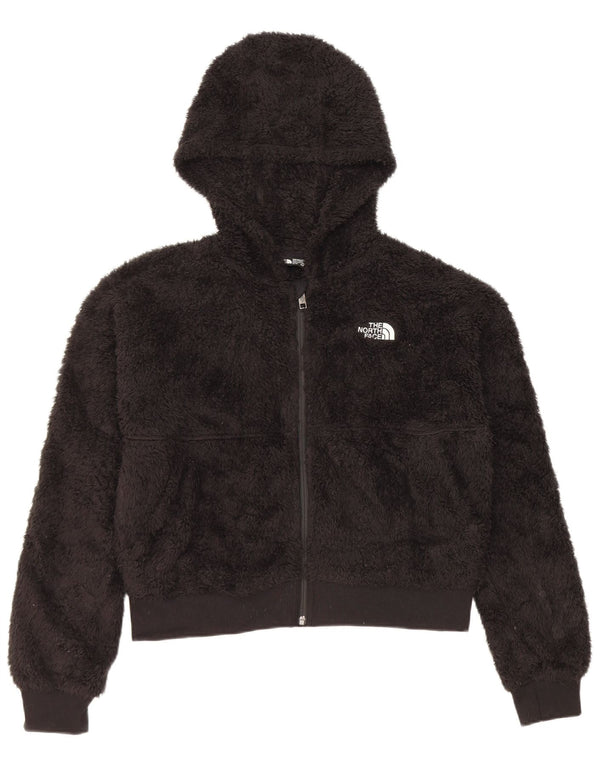 Casaco de lã com capuz The North Face para meninas 14-15 anos XL preto poliéster