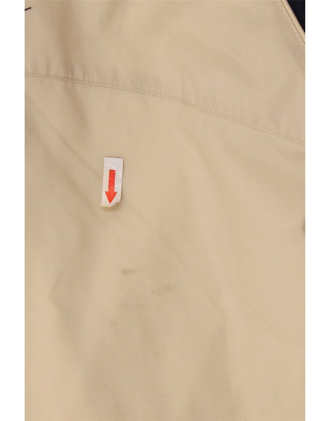 Nike Mens Tracksuit Top Jacket UK 47/48 2XL Bege Colourblock Poliéster