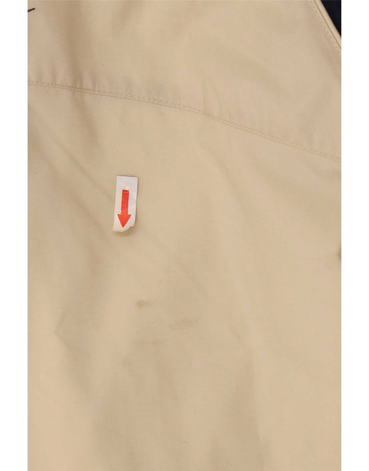 Nike Mens Tracksuit Top Jacket UK 47/48 2XL Bege Colourblock Poliéster