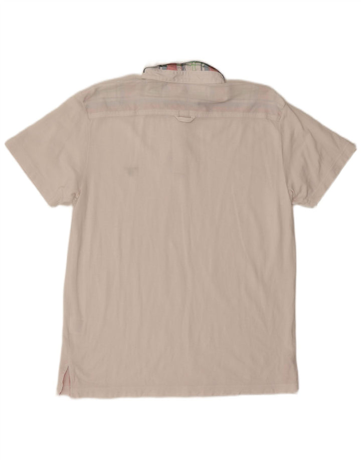 Camisa polo masculina GANT XL algodão branco