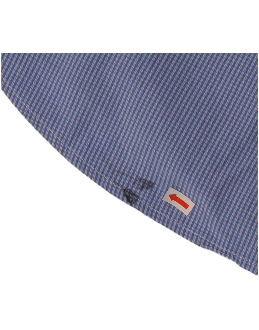 Camisa masculina IZOD XL algodão xadrez azul