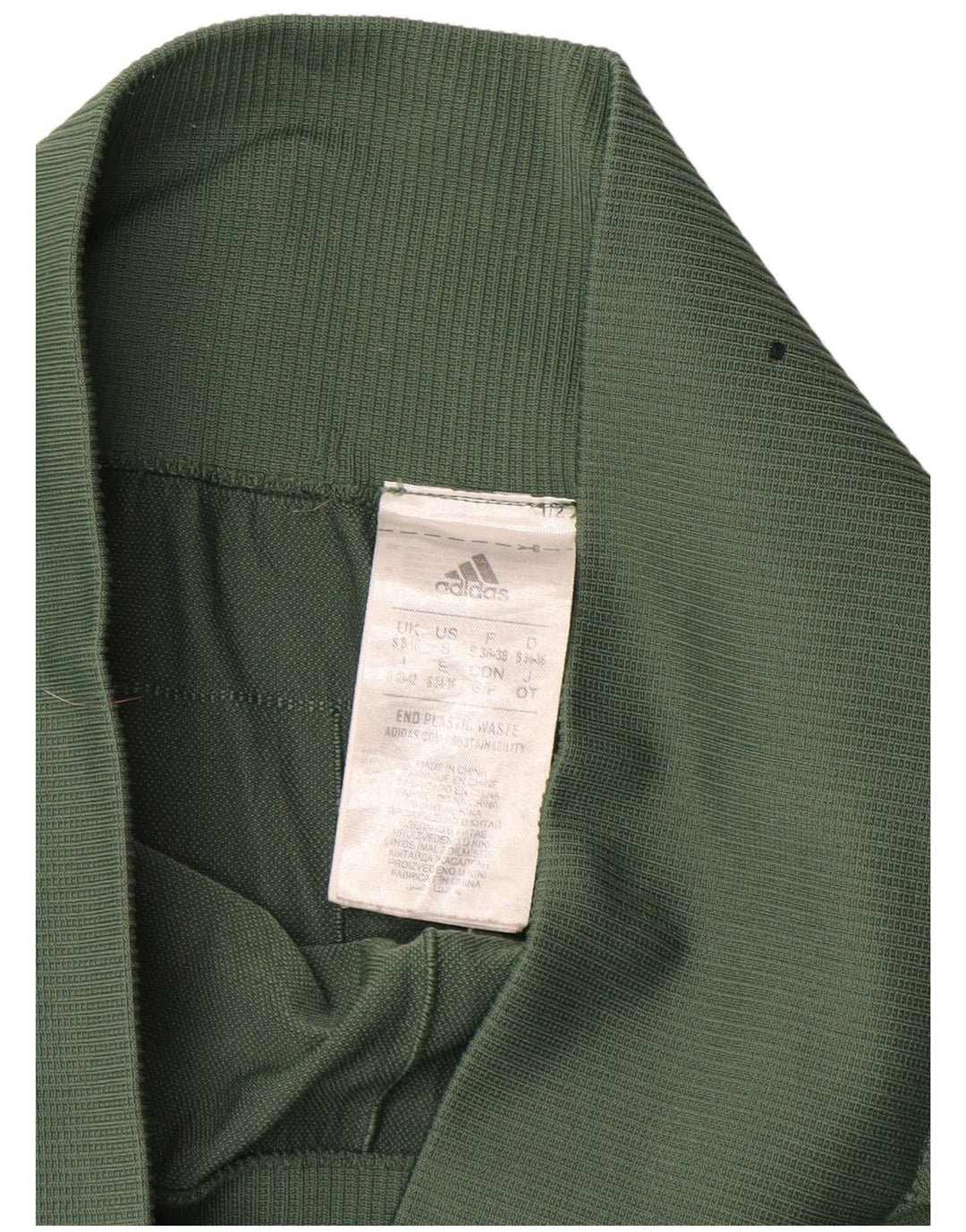 Leggings Adidas Femininas UK 8/10 Pequenas Verdes Poliéster