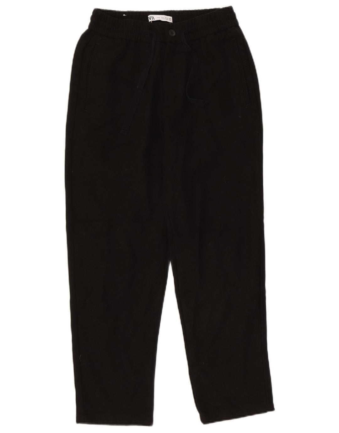 Calça Chino Cônica Masculina Zara Pequena W30 L26 Poliéster Preto
