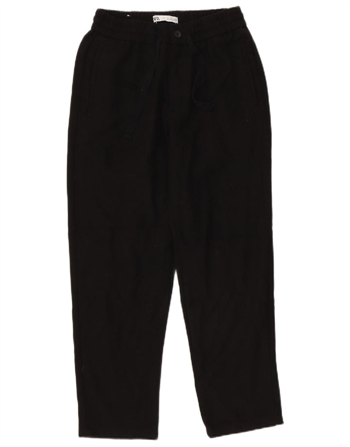 Calça Chino Cônica Masculina Zara Pequena W30 L26 Poliéster Preto