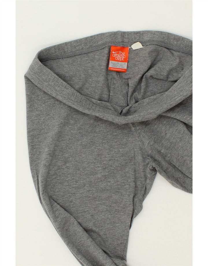 NIKE Womens Leggings UK 12 Medium Grey Cotton Vintage Nike and Second-Hand Nike from Messina Hembry 