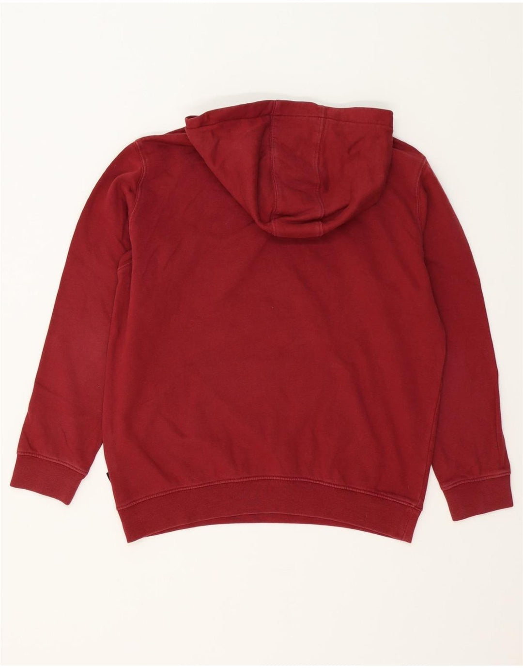 VANS Womens Graphic Hoodie Jumper UK 18 XL Burgundy Cotton Vintage Vans and Second-Hand Vans from Messina Hembry 
