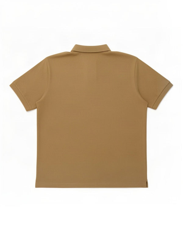 Camisa polo masculina Kappa grande algodão bege