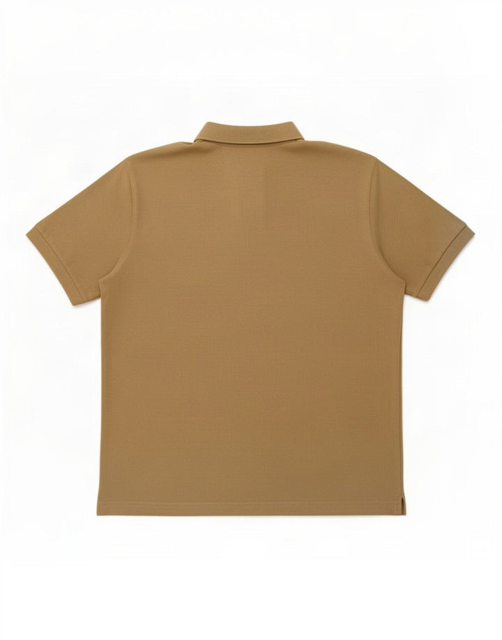 Camisa polo masculina Kappa grande algodão bege