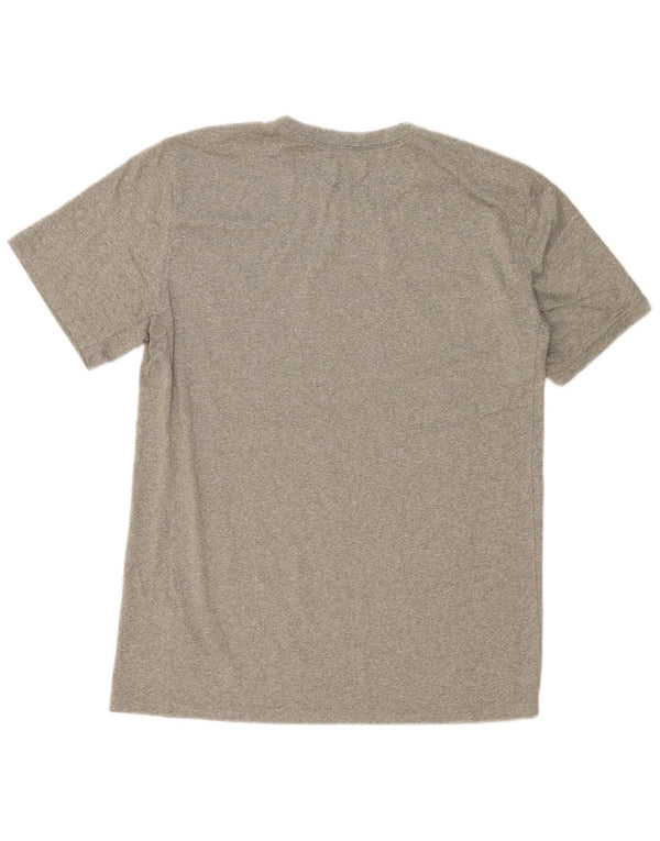 Camiseta Nike Masculina Dri Fit Graphic Top Cinza Médio Poliéster