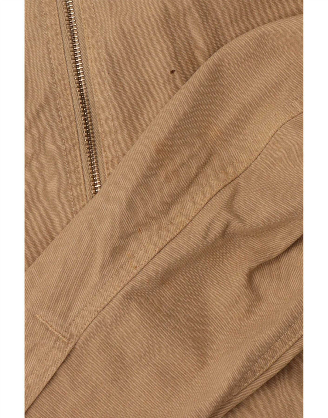 Jaqueta bomber masculina Murphy & Nye Reino Unido 38 algodão bege médio
