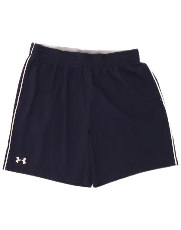 Shorts esportivos gráficos masculinos Under Armour XL azul marinho