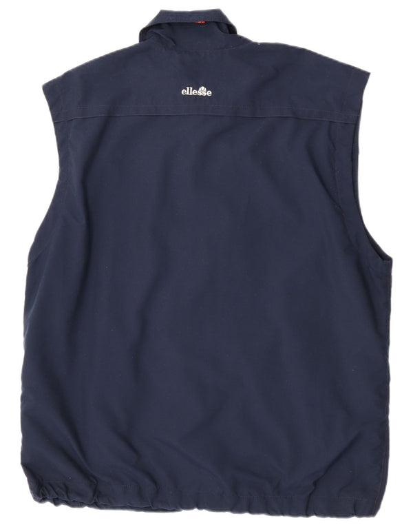 Jaqueta masculina sem mangas Ellesse IT 52 grande azul marinho