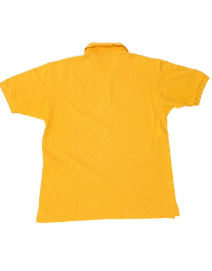 Camisa polo masculina LOTTO algodão amarelo médio