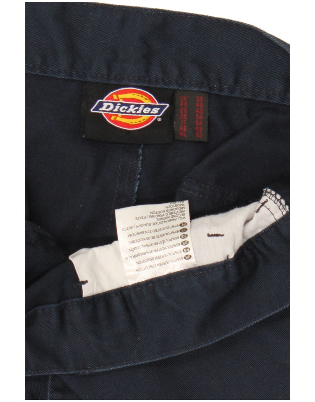 Shorts cargo masculino Dickies W38 XL azul marinho poliéster