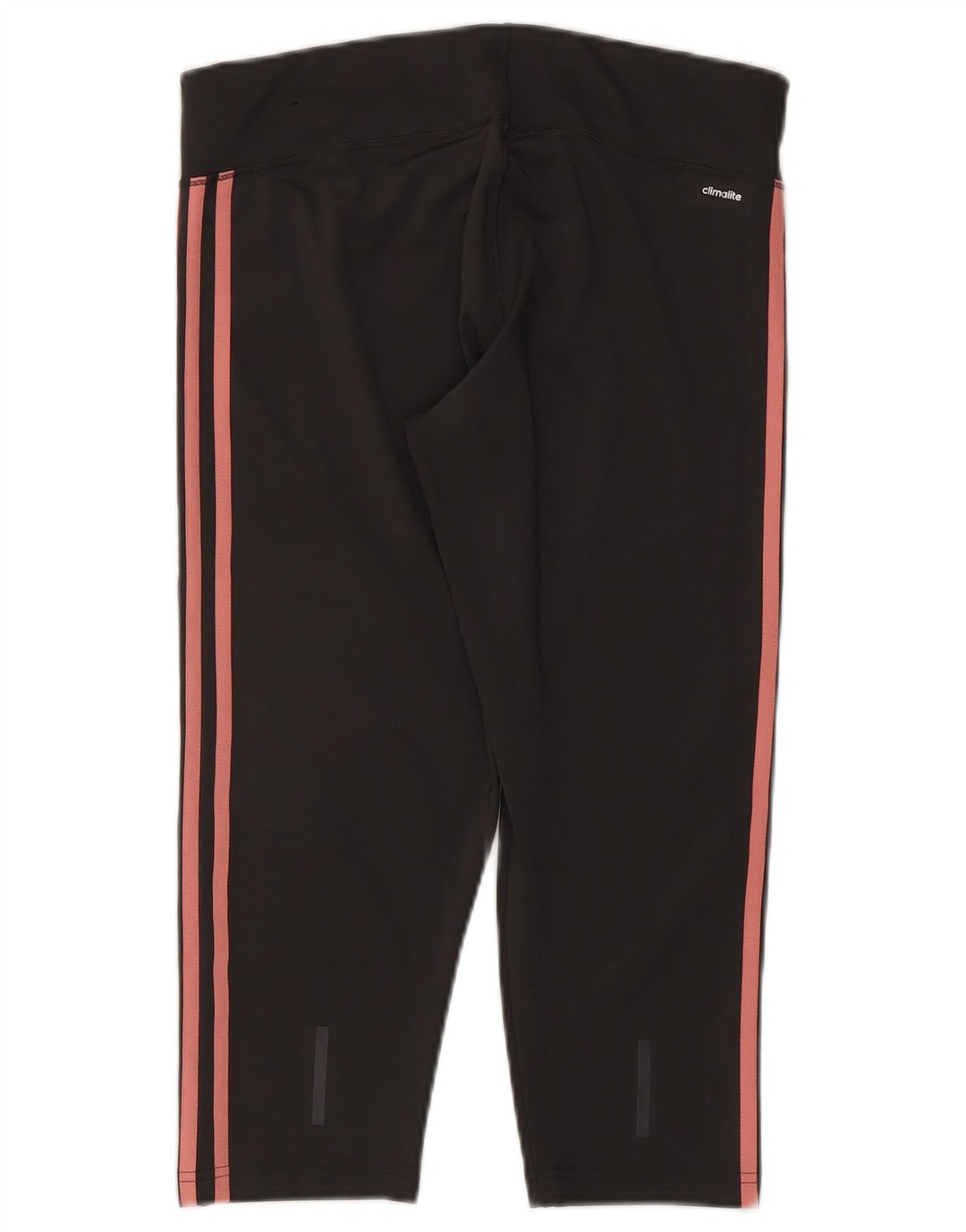 Adidas Womens Climalite Capri Leggings UK 16/18 Grande Cinza Poliéster