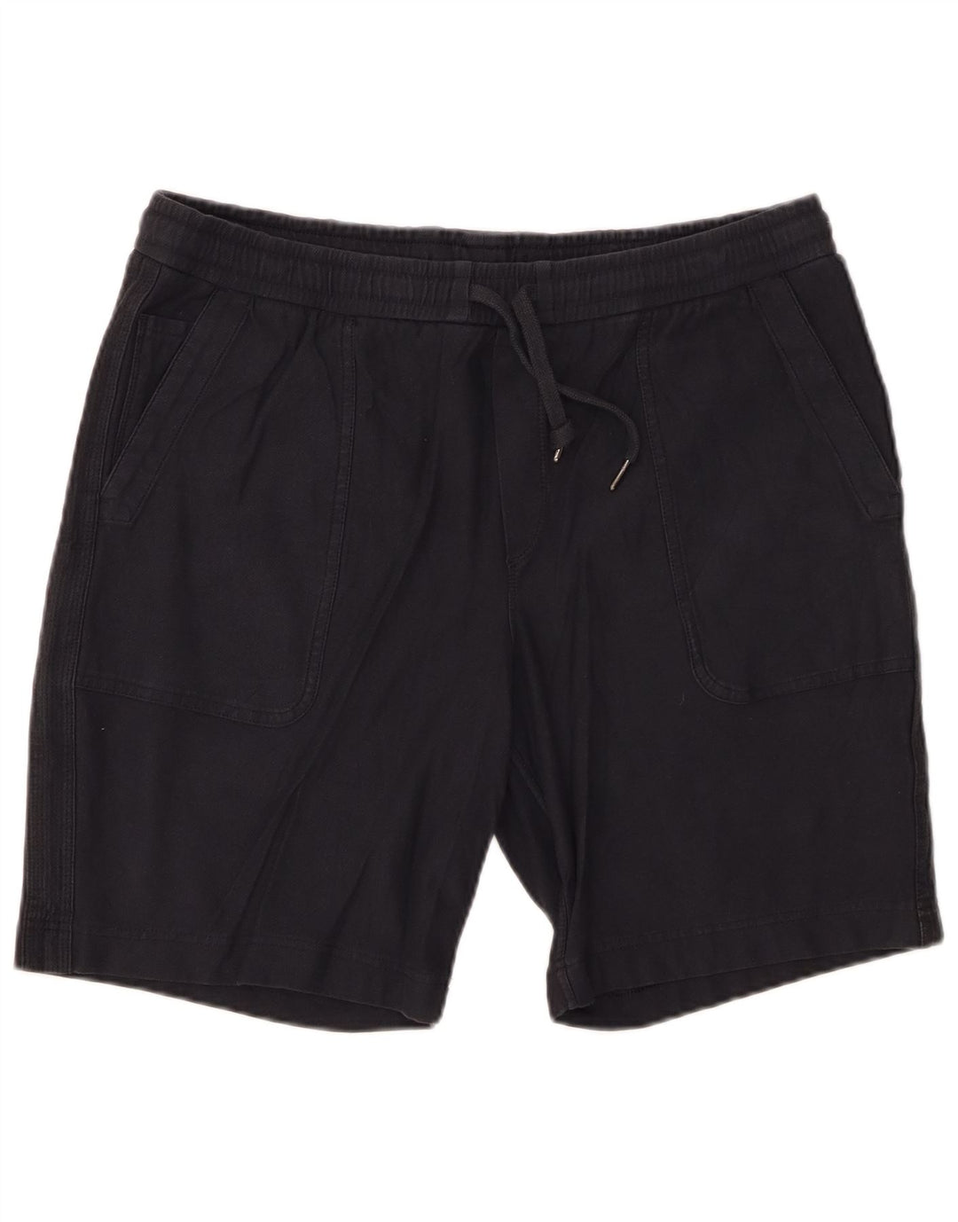 Shorts casual masculino ATHLETA grande W34 algodão azul marinho