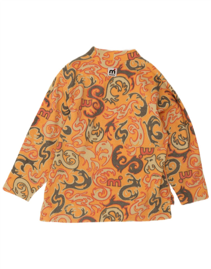 Suéter de lã masculino Mistral grande laranja Paisley