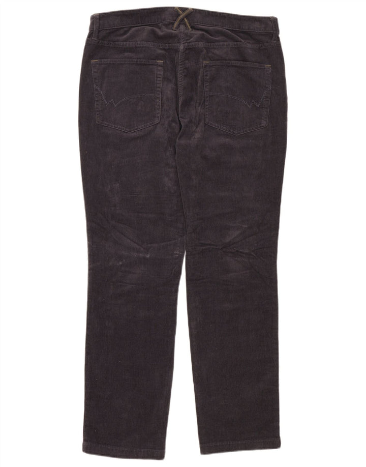 Calça masculina de veludo cotelê WHITE STUFF UK 16 grande W32 L32 azul marinho