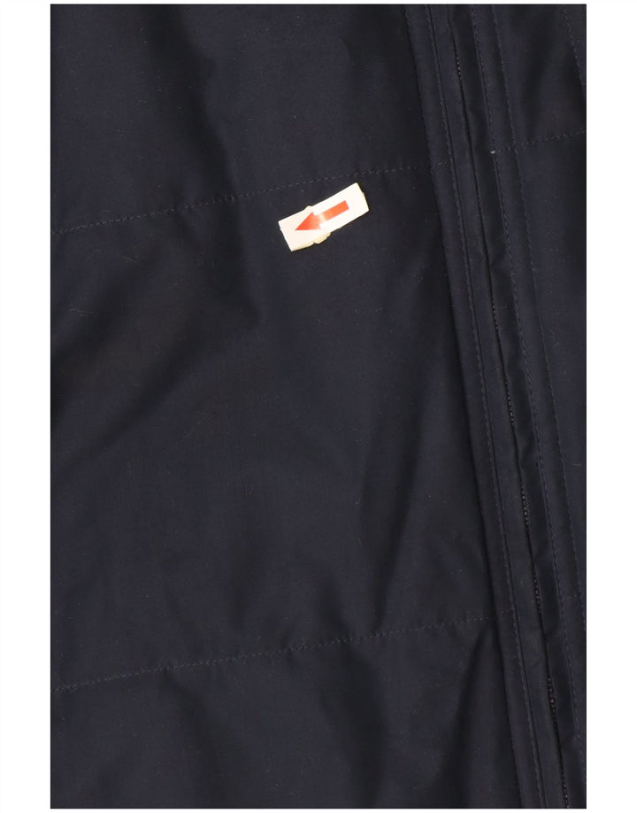 Casaco acolchoado com capuz Adidas menino 15-16 anos azul marinho poliéster