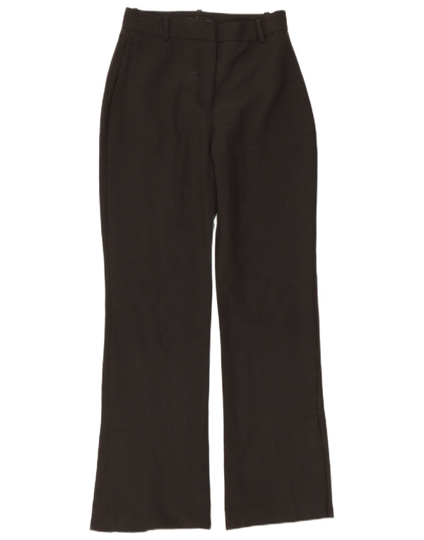 Zara Calça Chino Feminina Cintura Alta Cônica Pequena W26 L31 Poliéster Preto