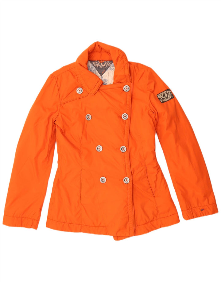 Casaco feminino Tommy Hilfiger Pea UK 14 médio laranja nylon
