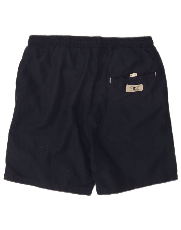 Shorts de natação masculino Pierre Cardin médio azul marinho