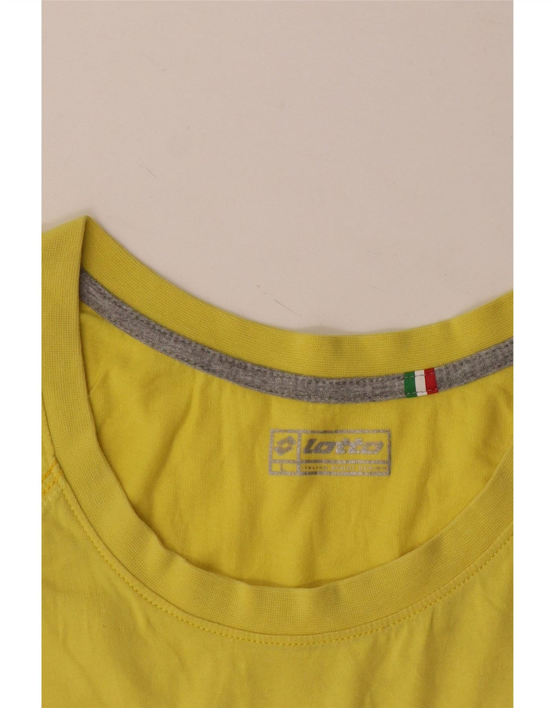 Top colete feminino LOTTO UK 14 grande amarelo