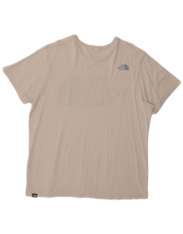 Camiseta gráfica masculina THE NORTH FACE top grande branco