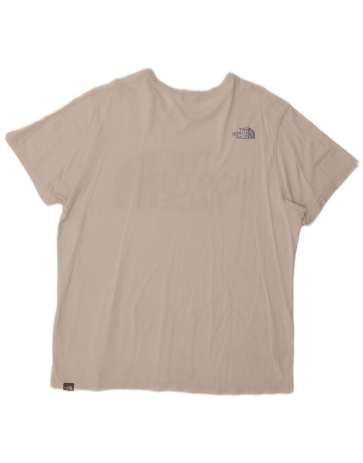 Camiseta gráfica masculina THE NORTH FACE top grande branco