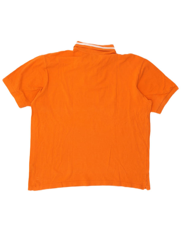 Camisa polo masculina Diadora 2XL algodão laranja