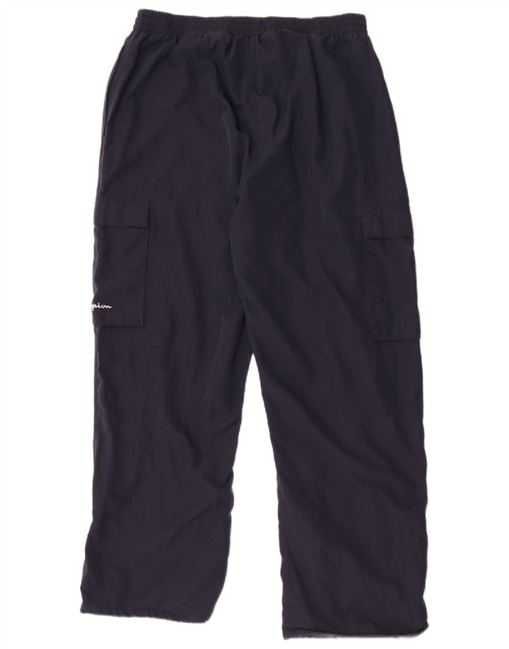 Calça corta-vento masculina Champion Cargo grande azul marinho