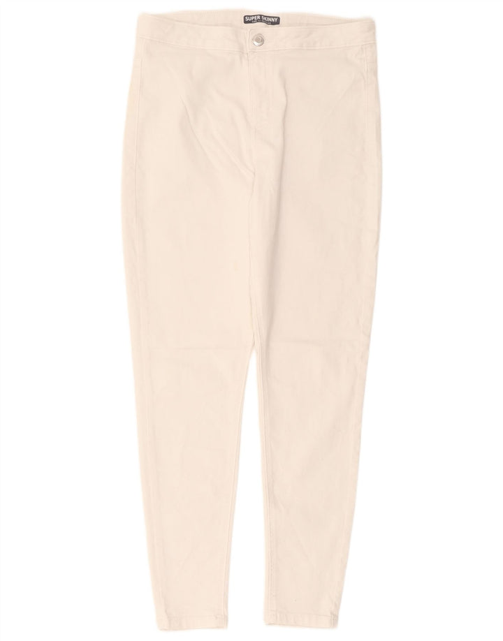 Jeans Marks & Spencer Regular Skinny Feminino Reino Unido 14 Médio W30 L27 Branco