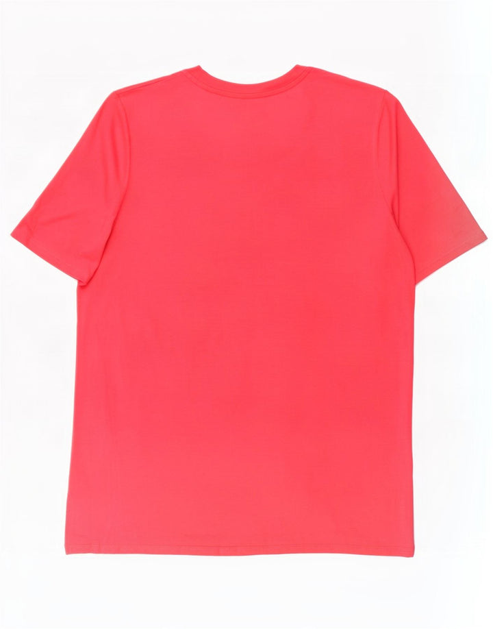 Camiseta feminina Ted Baker tamanho superior 4 grande poliéster rosa