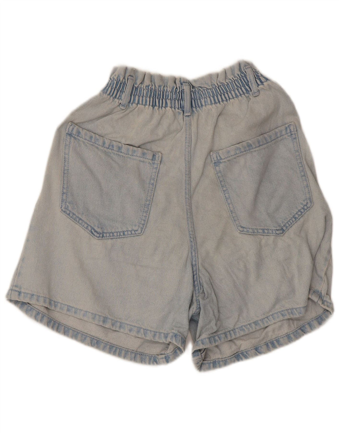 Shorts jeans feminino Zara EU 38 pequeno W28 algodão azul