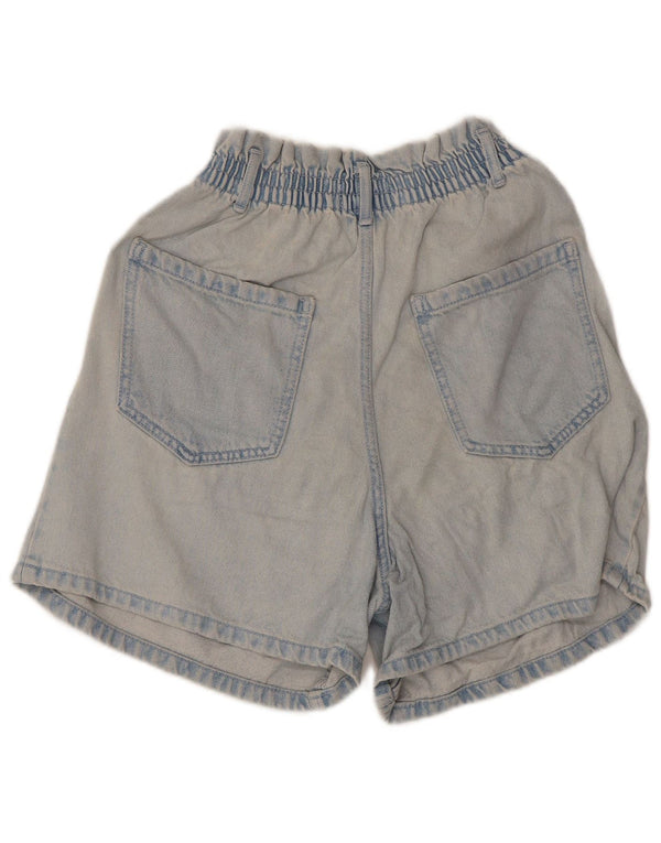 Shorts jeans feminino Zara EU 38 pequeno W28 algodão azul