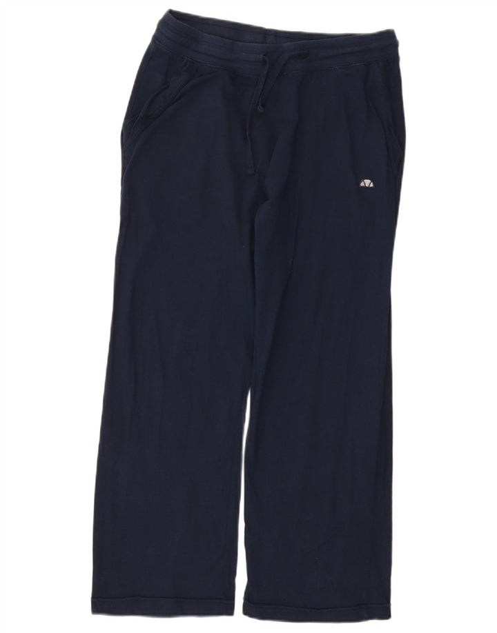 Calça de treino feminina Ellesse UK 14 algodão azul marinho médio