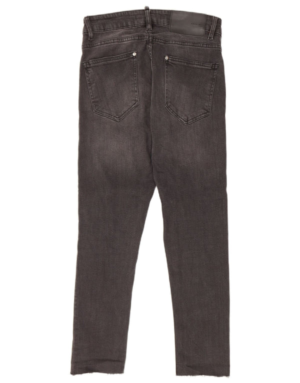 Zara Mens Slim Jeans EU 36 XS W29 L24 Cinza Algodão