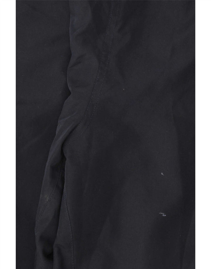 Calça de treino feminina Reebok UK 14 grande poliéster azul marinho