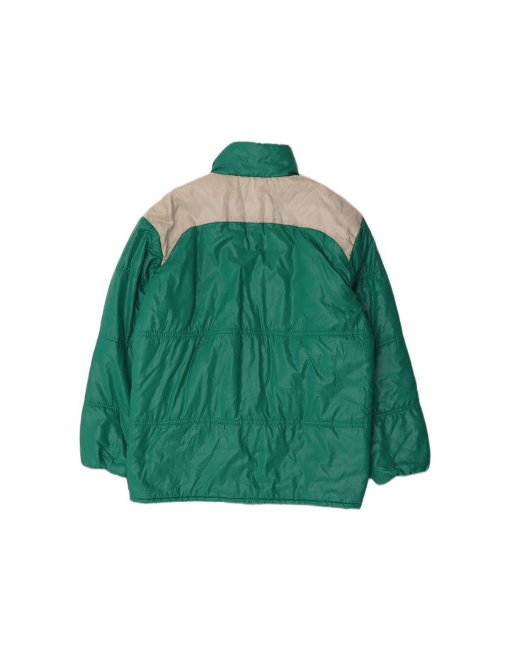 Jaqueta acolchoada masculina BAILO IT 48 poliamida colorblock verde médio