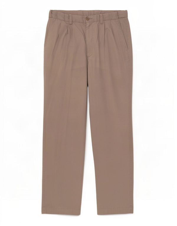 Calça chino masculina Marks & Spencer Blue Harbor Pegged W32 L31 algodão cinza